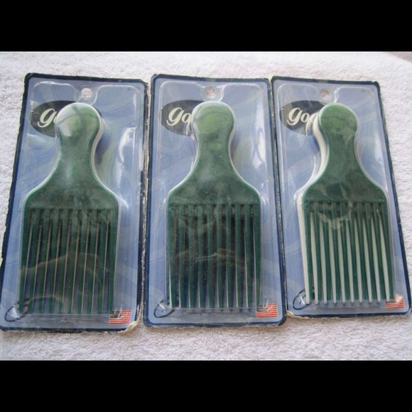 3 Goody Lift Combs Unbreakable Plastic Hair Pick Comb Set Detangle Style Lifts - Picture 8 of 8